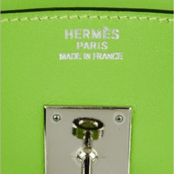 Hermès Birkin 35 Vert Swift Amazonia Palladium Bag - Picture 7 of 15